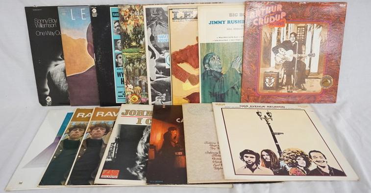 LOT OF 15 BLUES ALBUMS: LOT OF 15 BLUES ALBUMS; THE BLUES PROJECT LIVE AT THE CAFÉ AU GO GO, HISTORY OF THE BRITISH BLUES (DOUBLE LP) IVAR AVENUE REUNION, LITTLE SONNY, NEW KING OF THE BLUES HARMONICA, JOHN HAMMOND I CAN TE