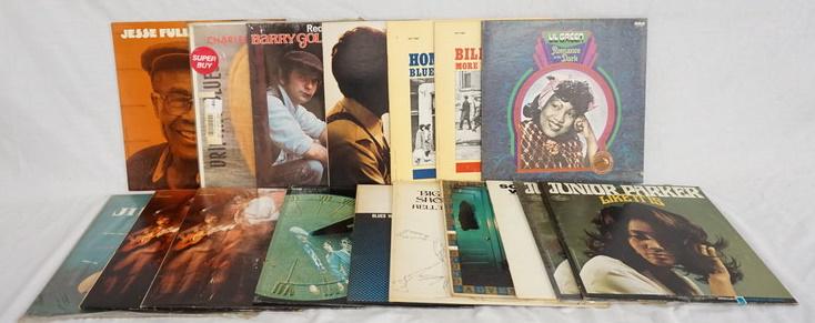 LOT OF 17 BLUES ALBUMS: LOT OF 17 BLUES ALBUMS; BLUES WITH BIG BILL BROONZE SONNY TERRY & BROWNIE MCGHEE (COMES WITH BOOKLET) JESSE FULLERS FAVORITES, BARRY GOLDBERG & FRIENDS, CHARLES BROWN *DRIFTIN BLUES* LIL GREEN ROMANCE