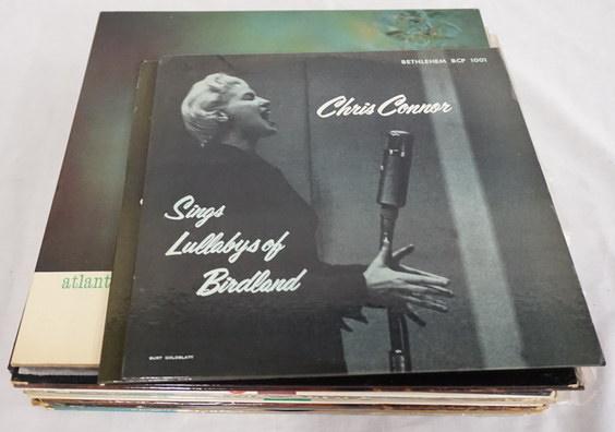 LOT OF 19 CHRIS CONNOR ALBUMS: LOT OF 19 CHRIS CONNOR ALBUMS; CHRIS CONNOR SINGS LULLABYS FOR LOVERS & LULLABYS OF BIRDLAND ARE 10 IN LPS. I MISS YOU SO, CHRIS (THREECOPIES), HE LOVES ME HE LOVES ME NOT (TWO COPIES) THIS IS CHRIS (