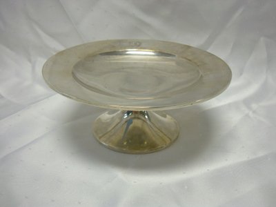 STERLING TAZZA DISH, 9.58 OZ; APPROX 7 1/2 IN DIA