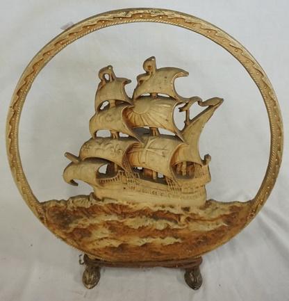 ATWATER KENT SHIP SPEAKER FRAME (1 of 1)