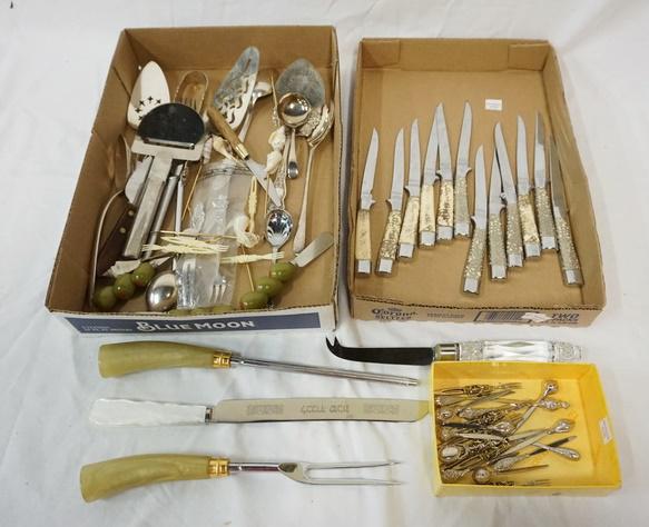 LOT OF SILVER PLATE, FLATWARE & CUTLERY (1 of 1)