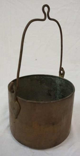 ANTIQUE COPPER POT W/DOVETAILED BOTTOM (1 of 1)