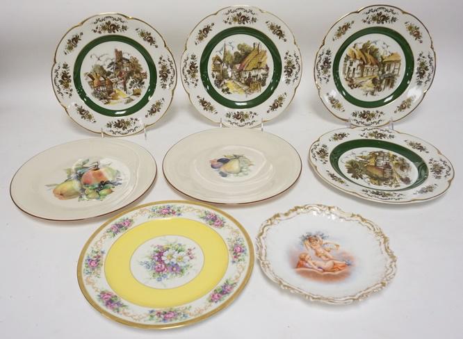 LOT W/ LIMOGES, LENOX & WOOD & SONS  PLATES (1 of 4)