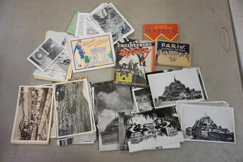 EPHEMERA/PHOTO LOT: LOT OF EPHEMERA/PHOTOS INCLUDING VINTAGE POSTCARDS