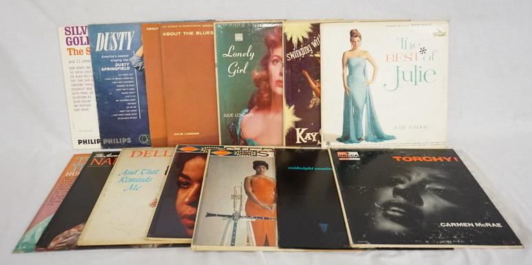 LOT OF 14 10 IN JAZZ ALBUMS: LOT OF 14 10 IN JAZZ ALBUMS; CLASSICS IN JAZZ COOL & QUIET, OSCAR PETERSON QUARTET, THE GREAT JIMMIE LUNCEFORD FOR DANCERS ONLY, HI-JINKS ON THE HAMMOND MILT HERTH TRIO, DIXIELAND JAZZ BATTLES VOLUMES