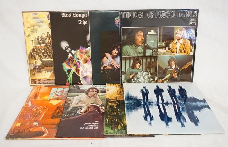 LOT OF 8 IMPORT ALBUMS: LOT OF EIGHT IMPORT ALBUMS; TRAFFIC MR. FANTASY, ANSLEY DUNBAR- & DOCTOR DUNBAR'S PRESCRIPTION. JACK BRUCE THINGS WE LIKE, PROCOL HARUM LIVE, THE NICE ARS LONGA VITA BREVIS, THE BEST OF PROCOL HARUM &