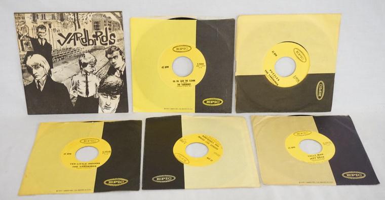 LOT OF 5 YARDBIRDS 45S & 1 JEFF BECK (1 of 3)