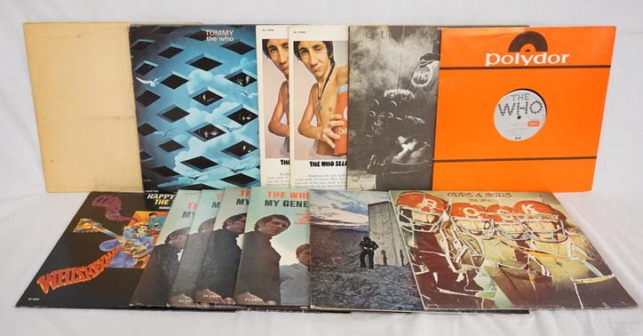 LOT OF 13 THE WHO ALBUMS (1 of 10)