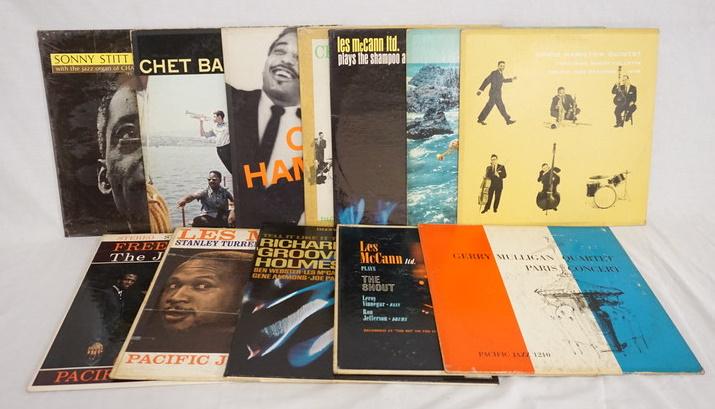 LOT OF 12 JAZZ ALBUMS ON PACIFIC JAZZ LABEL (1 of 3)