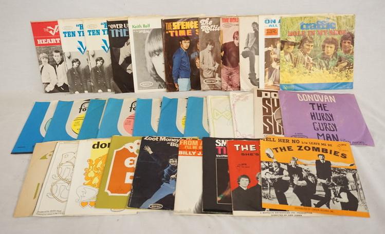 LOT OF 31 1960S BRITISH BANDS/ARTIST AMERICAN EDITIONS (1 of 5)