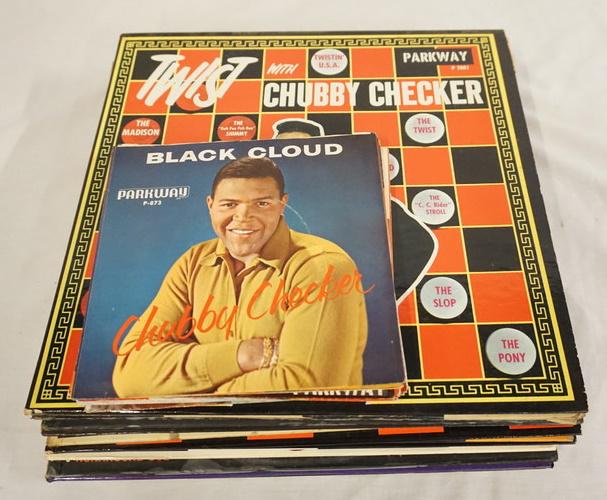 LOT OF 19 CHUBBY CHECKER/FEATURING CHUBBY CHECKER (1 of 4)