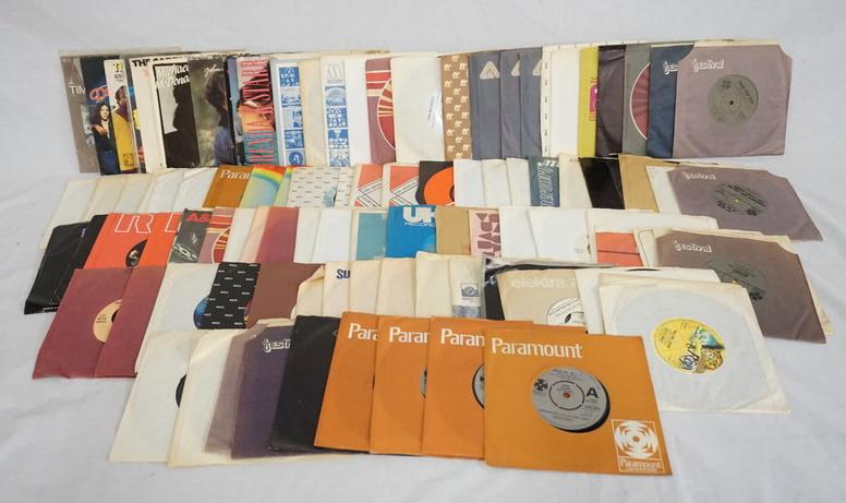 LOT OF APP. 100 45S: LOT OF APP. 100 45S INCLUDING; THE POLICE, PAUL ANKA, THE DOOBIE BROTHERS, THE 5TH DIMENSION, LITA, BRENDA K-STARR, STATLERS, THE CAPTIAN & TENILLE, MICHAEL MCDONALD, JOHN COUGAR MELLENCAMP, MICHAEL J
