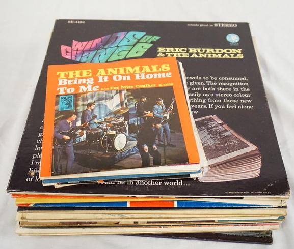 LOT OF 22 THE ANIMALS/RELATED ALBUMS & 9 45S (1 of 6)