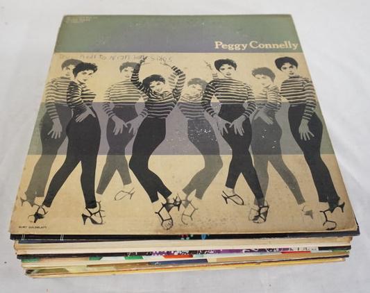 LOT OF 25 FEMALE VOCALIST ALBUMS: LOT OF 25 FEMALE VOCALIST ALBUMS; PEGGY CONNELLY, SONGS OF A WOMAN IN LOVE TERRY MOREL, BLOSSOM DEARIE BLOSSOM TIME, JULIE IS HER NAME JULIE LONDON, THE LATE LATE SHOW DAKOTA STATON (TWO COPIES) THE M