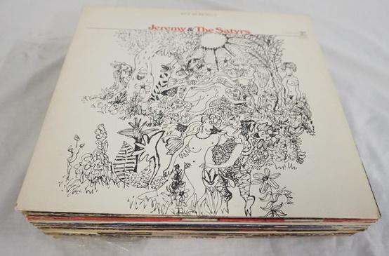 LOT OF 22 ROCK ALBUMS: LOT OF 22 ROCK ALBUMS; JEREMY & THE SATYRS, THE HOLY MACKEREL, BREWER & SHIPLEY TARKIO, THE BUCKINGHAMS PORTRAITS, PAUL REVERE & THE RAIDERS- MIDNIGHT RIDE, THE SPIRIT OF '67, THE LOVIN' SPOONFUL- HUM