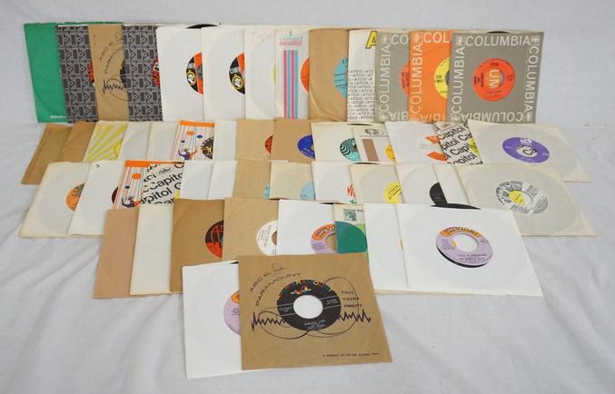 LOT OF APP. 50 45S: LOT OF APP. 50 45S INCLUDING; THE FUGS, THE SHADOWS/BRIGHTONES, THE CAPTAIN & TENILLE, THE DOORS, CLINT MILLER, BIG JOHN HAMILTON, THE BERKELEY KITES, TWICE AS MUCH, CHESLEY CARROL, THE HUEYS, PRETTY 