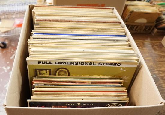 BOX FULL OF RECORDS! MOSTLY JAZZ/BIG BAND ETC. (1 of 3)