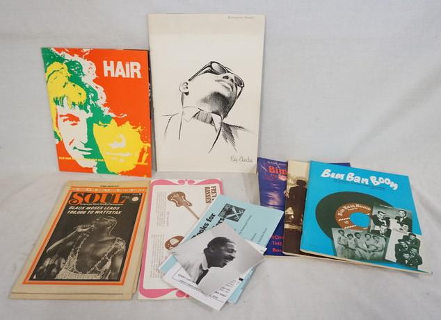 LOT OF MISC. MUSIC MEMORBILIA: LOT OF MISC. MUSIC MEMORBILIA INCLUDING THREE BIM BAM BOOM MAGAZINES