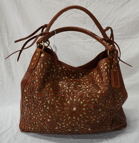 ISABELLA FIORE LARGE LEATHER CUT OUT TOTE (1 of 6)