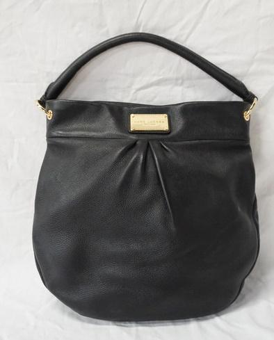 MARC JACOBS BLACK LEATHER SHOULDER BAG (1 of 6)