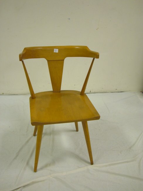 PAUL MCCOBB-PLANNER GROUP MID CENTURY MODERN CHAI: PAUL MCCOBB-PLANNER GROUP MID CENTURY MODERN CHAIR; 31 IN H, 20 3/8 IN W