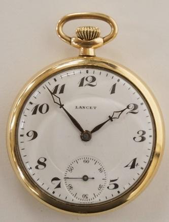 ANTIQUE POCKET WATCH MARVIN WATCH CO: ANTIQUE POCKET WATCH, MARVIN WATCH CO., SWISS LANCET, 17 JEWELS 3 ADJ IN A 20 YEAR GOLD FILLED CASE