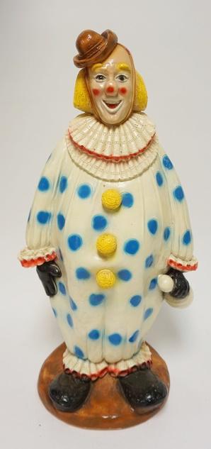 LARGE APSIT BROS CHALK CLOWN BANK: LARGE APSIT BROS CHALK CLOWN BANK
