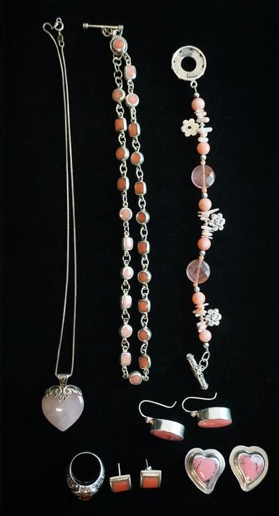 LOT OF STERLING SILVER JEWELRY (1 of 8)