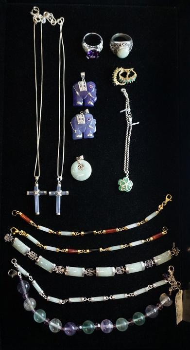 LOT OF MISC. STERLING SILVER JEWELRY (1 of 5)