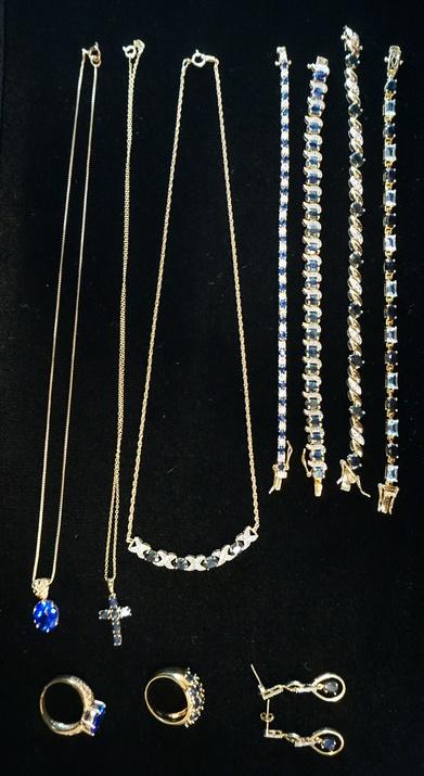 LOT OF STERLING SILVER JEWELRY (1 of 6)