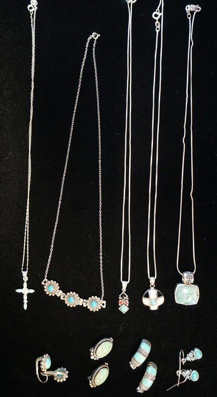 LOT OF STERLING SILVER JEWELRY (1 of 4)