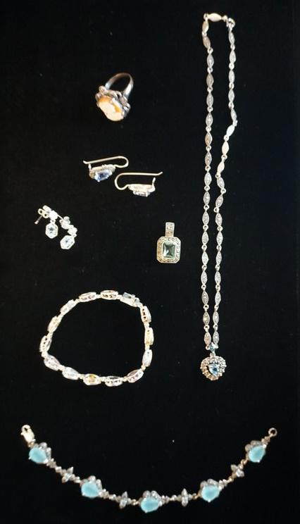 LOT OF STERLING SILVER JEWELRY (1 of 5)