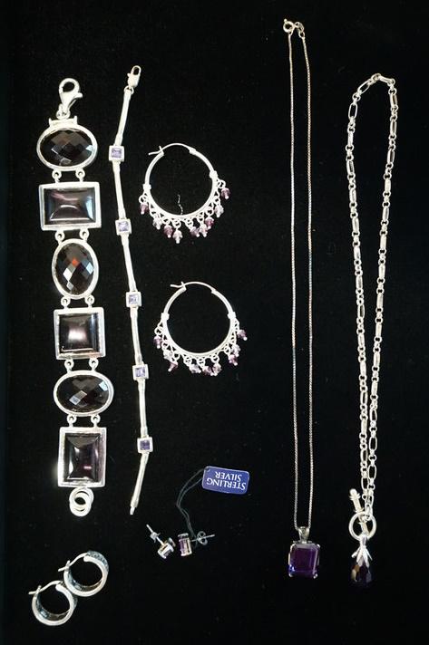 LOT OF STERLING SILVER JEWELRY (1 of 4)
