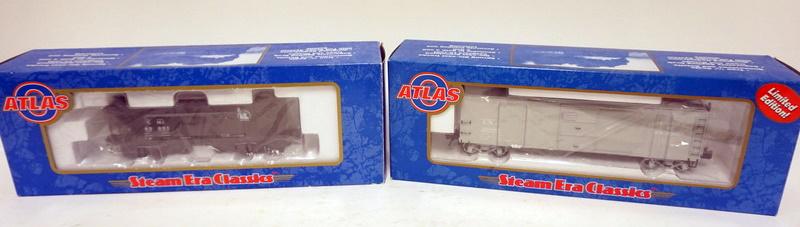 ATLAS TRAIN LOT 0 1923 ARA STEEL BOX CAR AND 0 USRA: ATLAS TRAIN LOT 0 1923 ARA STEEL BOX CAR AND 0 USRA COAL HOPPER CAR