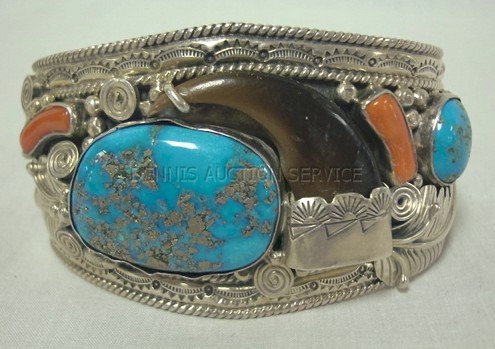 CUFF BRACELET W/TURQUOISE