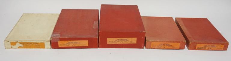 LOT OF 5 JOSEPH K. STRAUS WOOD JIGSAW PUZZLES: LOT OF FIVE JOSEPH K. STRAUS WOOD JIGSAW PUZZLES *PIONEER TRAIL* *OFF TO THE CHASE* *ON THE BANKS OF THE SHELDT* *GUARDIANS OF LIBERTY* & *AUTUMN ALONG THE SEINE* NUMBER OF PIECES IS UNCERTAIN