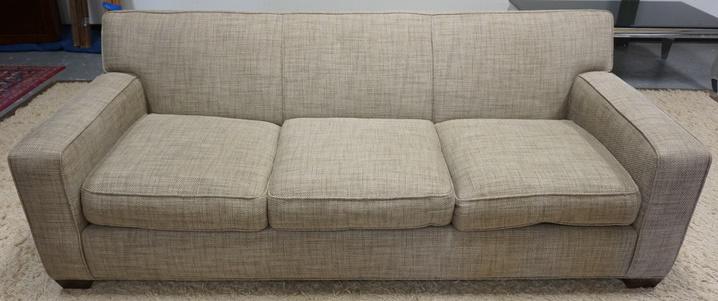 CRATE & BARREL SOFA: CRATE & BARREL SOFA, 87 IN LONG