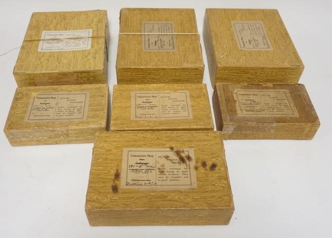 LOT OF 7 WOOD PUZZLES: LOT OF SEVEN WOOD PUZZLES. NUMBER OF PIECES IS UNCERTIAN