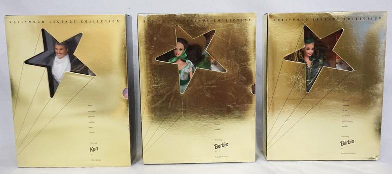 LOT OF 3 BARBIE HOLLYWOOD LEGEND COLLECTION DOLLS: LOT OF THREE BARBIE HOLLYWOOD LEGEND COLLECTION DOLLS IN ORIGINAL BOXES *GONE WITH THE WIND*