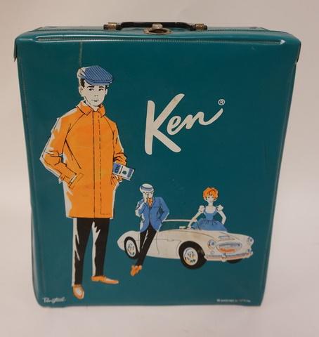 MATTEL KEN DOLLS IN KEN CASE: MATTEL KEN DOLLS IN KEN CASE DATED 1962