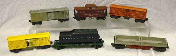 GROUP OF ASSORTED LIONEL TRAINS #3656, #X3454, #665: GROUP OF ASSORTED LIONEL TRAINS #3656, #X3454, #6656, #64273, #3361