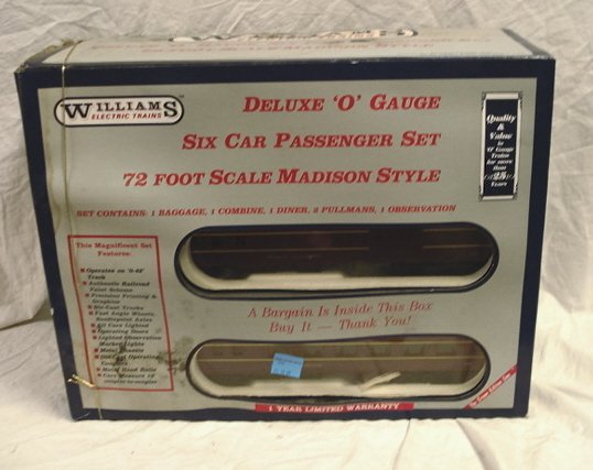 WILLIAMS LEIGH VALLEY SIX CAR PASSENGER SET MADISO: WILLIAMS LEIGH VALLEY SIX CAR PASSENGER SET MADISON STYLE