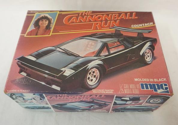 MPC MODEL CAR KIT, CANNONBALL RUN: MPC MODEL CAR KIT, THE CANNONBALL RUN, COUNTACH, KITS ARE POSSIBLY COMPLETE, NOT GUARANTEED