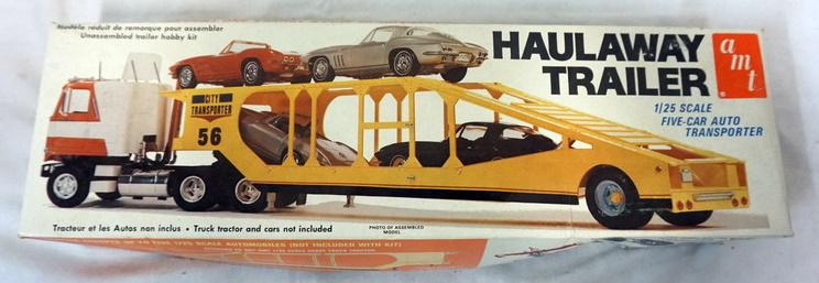 AMT MODEL KIT HAULAWAY TRAILER: AMT MODEL KIT HAUL AWAY TRAILER. KITS ARE POSSIBLY COMPLETE, NOT GUARANTEED