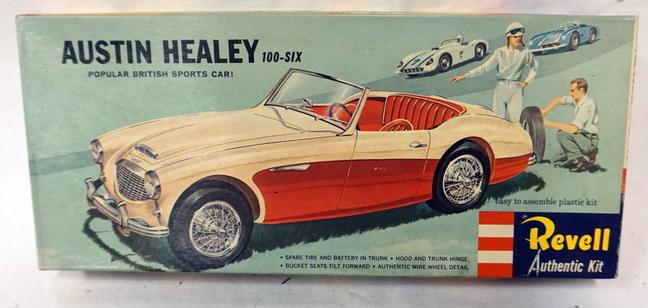 REVELL MODEL CAR KIT AUSTIN HEALEY: REVELL MODEL CAR KIT, AUSTIN HEALEY 100-SIX. KITS ARE POSSIBLY COMPLETE, NOT GUARANTEED