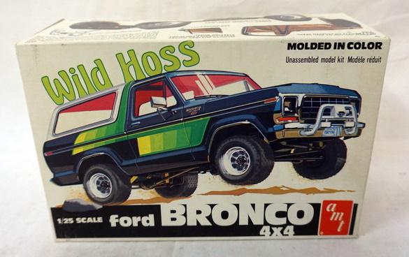 AMT WILD HOSS FORD BRONCO MODEL KIT: AMT WILD HOSS FORD BRONCO MODEL KIT, KITS ARE POSSIBLY COMPLETE, NOT GUARANTEED