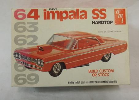 AMT 64 IMPALA SS HARDTOP MODEL KIT: AMT 64 IMPALA SS HARDTOP MODEL KIT. POSSIBLY COMPLETE NOT GUARANTEED