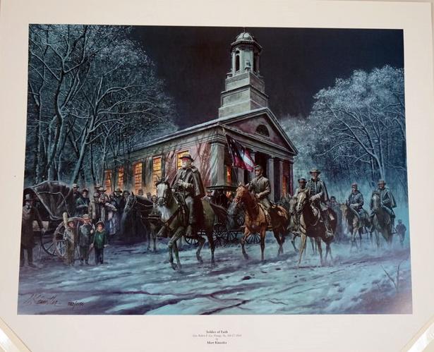 MORT KUNSTLER SIGNED LIMITED ED PRINT SOLIDER OF FAITH (1 of 3)