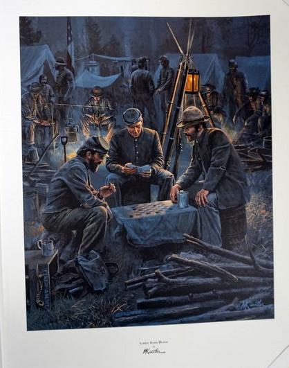 MORT KUNSTLER SIGNED LIMITED ED PRINT LETTER FROM HOME (1 of 3)